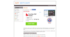 Desktop Screenshot of anytvonline.com